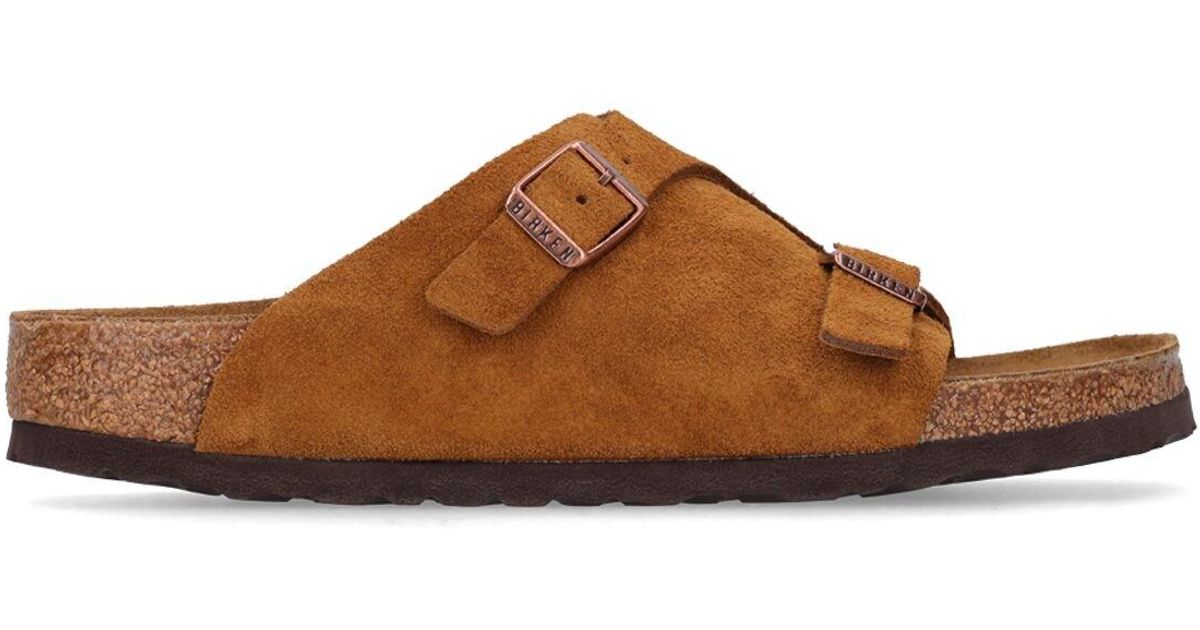 Birkenstock Wildleder Sandalen Aus Wildleder "zürich" in Braun Lyst DE