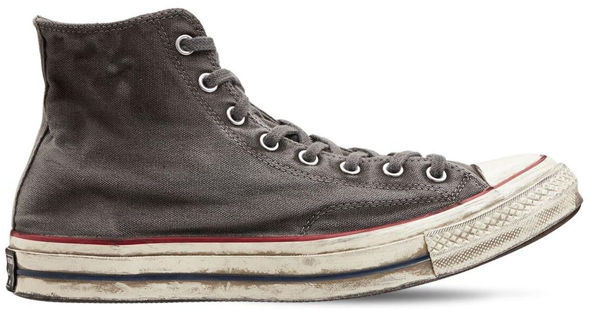 Converse Canvas Ct70 Smoke In Ltd Hi Sneakers in Grey (Gray) for Men | Lyst