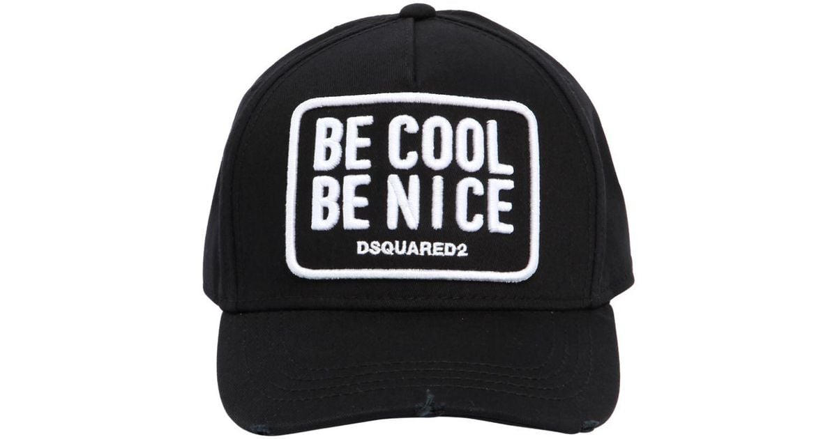 be cool be nice dsquared2 cap