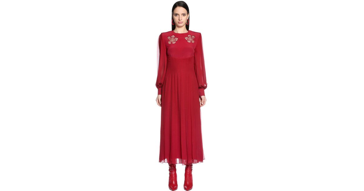 fendi red dress