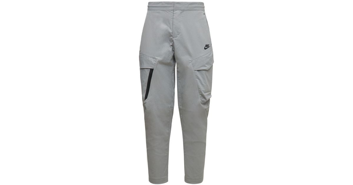 Nike Tech Essential Woven Utility Pants in Gray for Men