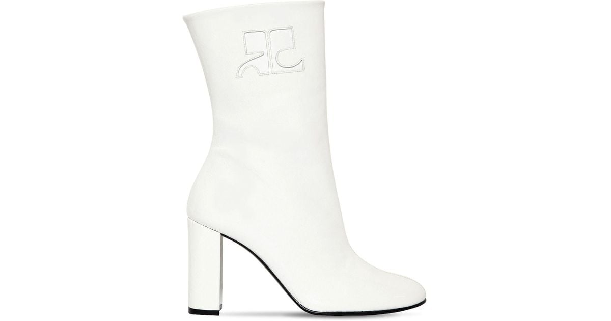 courreges white boots