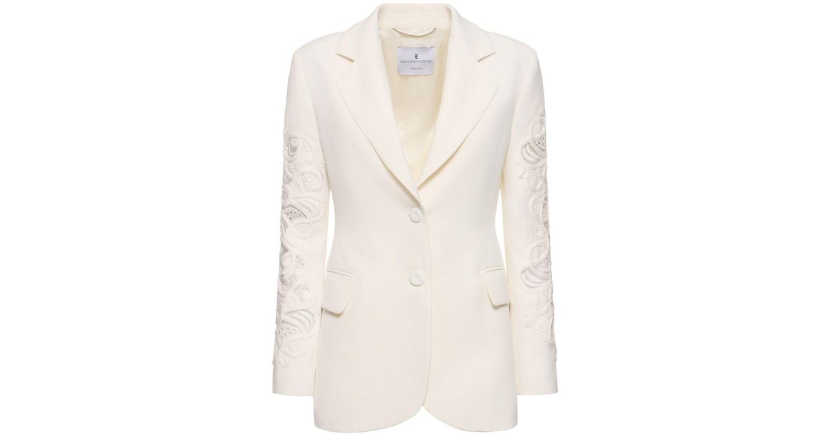 ジャケット ERMANNO SCERVINO D466I331REMY_S4217 Coats Single breasted Single-breasted shearling jacket with front pockets - Bal
