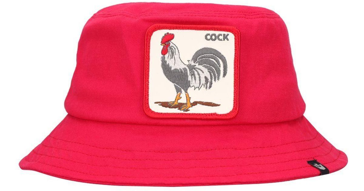 Goorin Bros Bucktown Rooster Cock Bucket Hat in Pink for Men Lyst