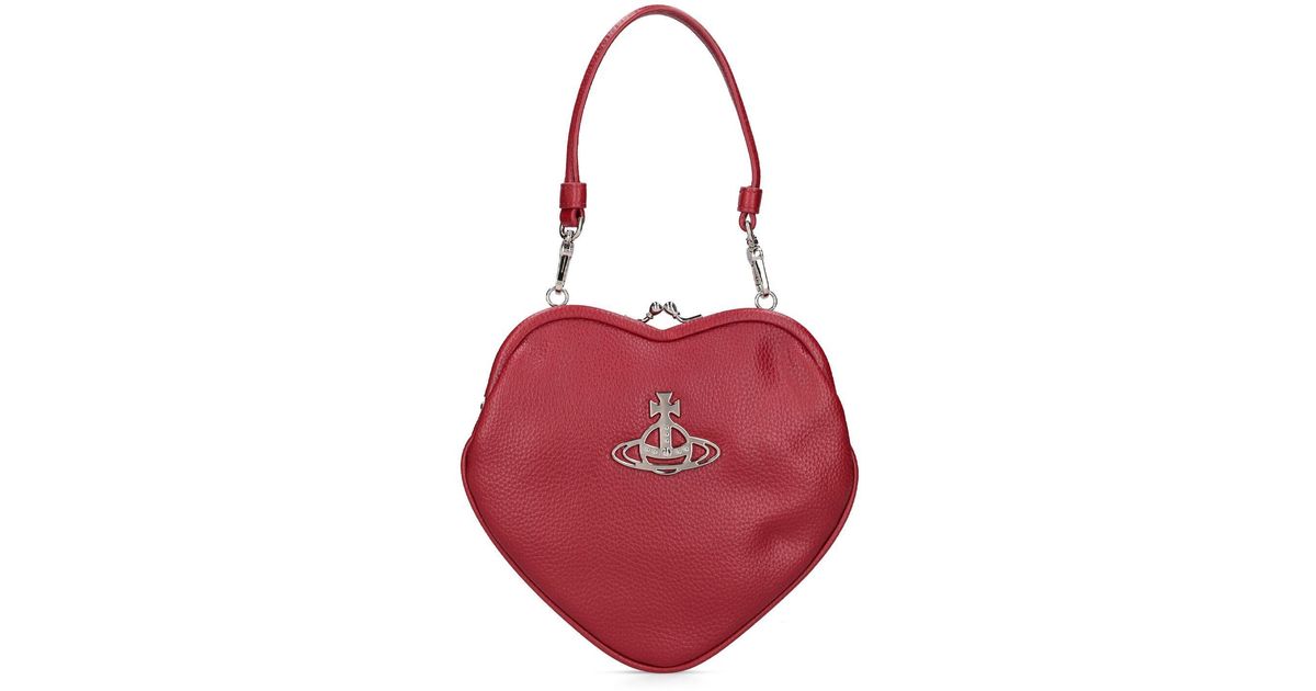 Vivienne Westwood Belle Heart Frame Faux Leather Bag in Pink | Lyst