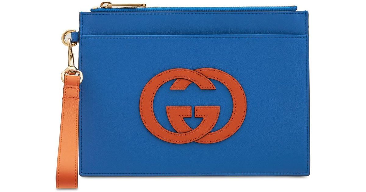 gucci pouch blue