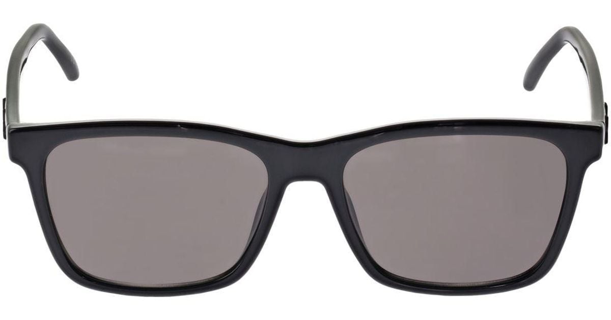 Saint Laurent Sl 318 Signature Acetate Sunglasses in Gray Lyst