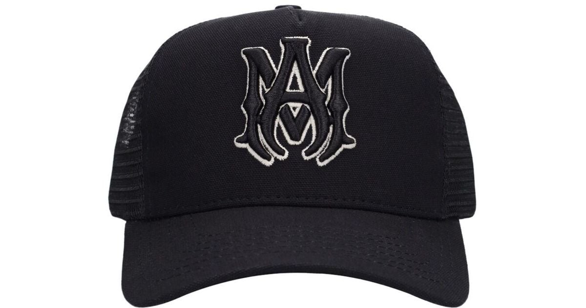 Amiri Ma Logo Cotton Baseball Cap in Black for Men | Lyst Amiri Ma Logo Cotton Baseball Cap in Black for Men | Lyst