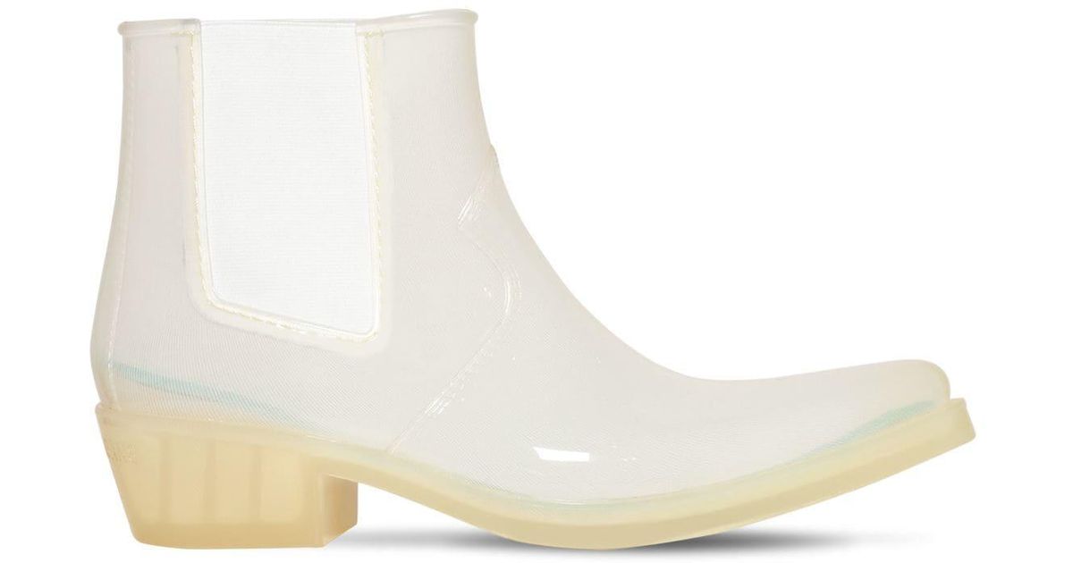 calvin klein 205w39nyc white boots