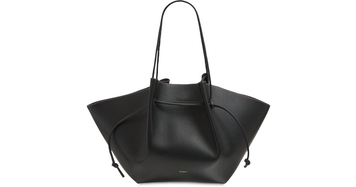Yuzefi Large Mochi Leather Tote Bag in Black | Lyst Australia Yuzefi Large Mochi Leather Tote Bag in Black | Lyst Australia