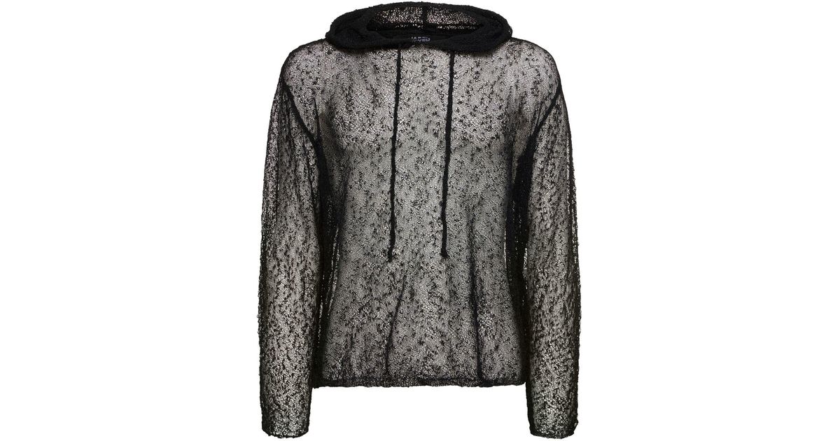 Jaded London Fine Knit Hoodie in Black for Men | Lyst UK