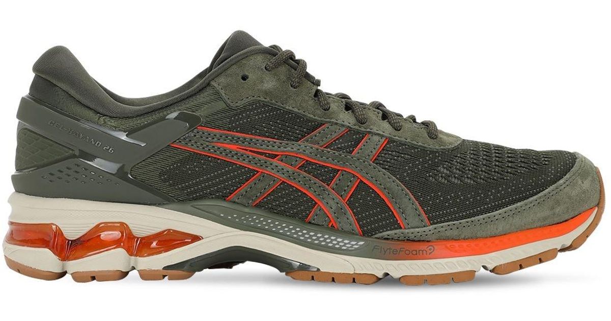 asics gel kayano 16 green