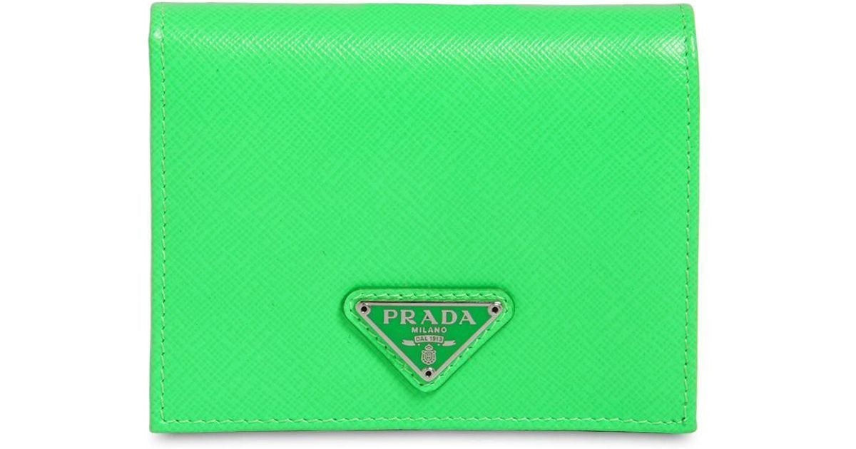 Prada Small Saffiano Leather Wallet in 