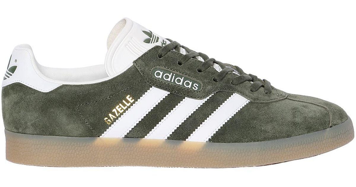 adidas gazelle army green