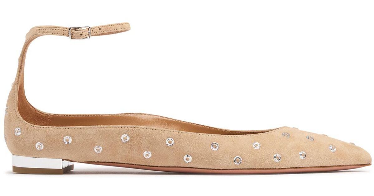 Sandales AQUAZZURA Claudia Schiffer X Aquazzura Crystal Star En Daim Noir - Taille 39 (US 9) - Talon Ultra Haut, Style Strappy