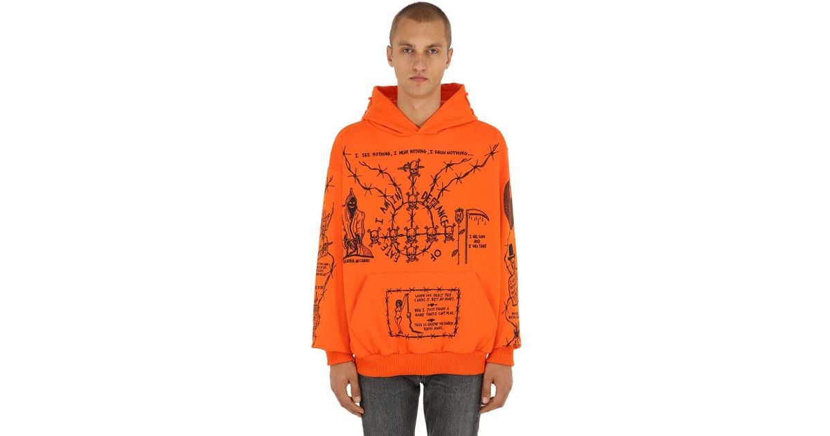 warren lotas orange hoodie