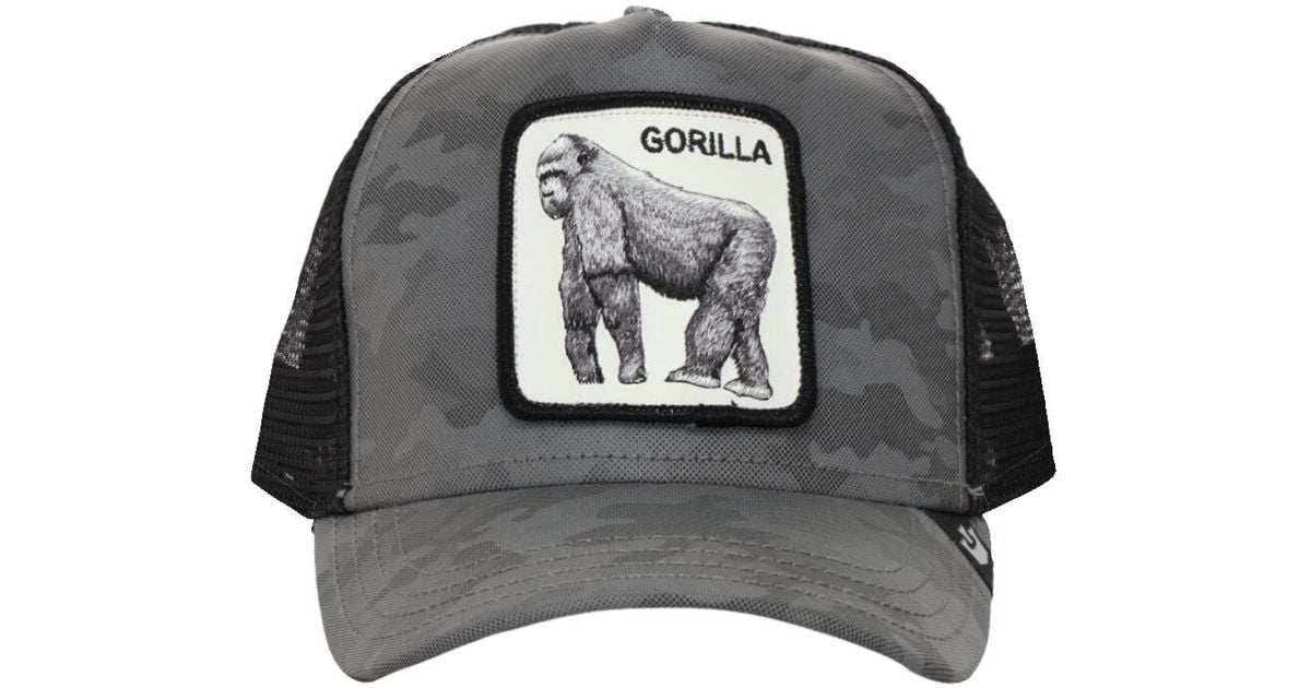 Goorin Bros Gorilla Patch Reflective Trucker Cap in Black for Men Lyst UK