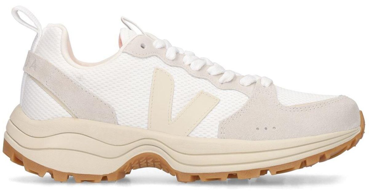 Veja Cotton Venturi Sneakers in White/Beige (White) | Lyst