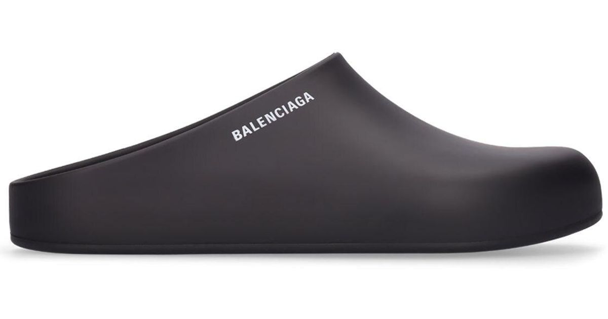 balenciaga clog pool slides