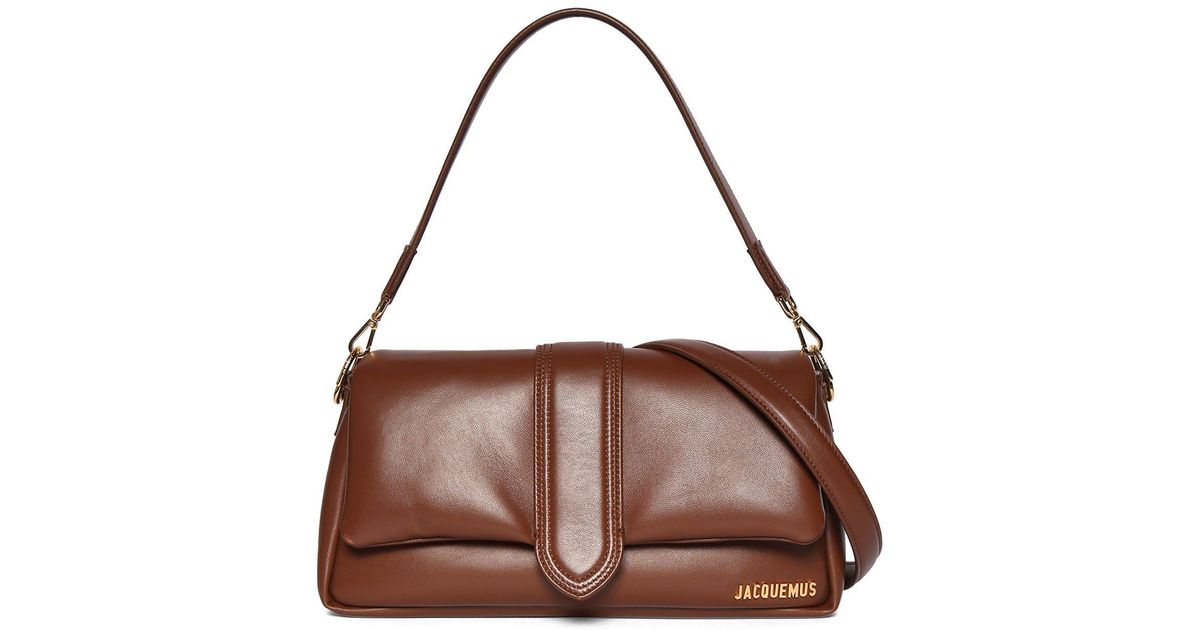 Jacquemus - Women's Le Bambino Long Shoulder Bag - Natural - Leather