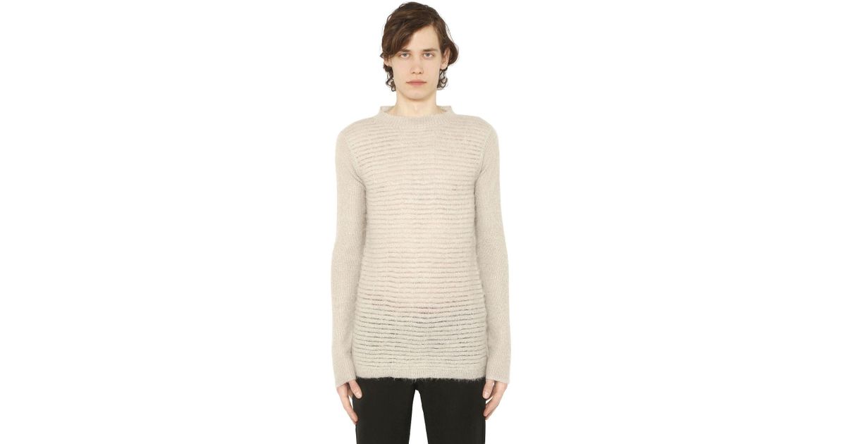 rick owens mohair sweater