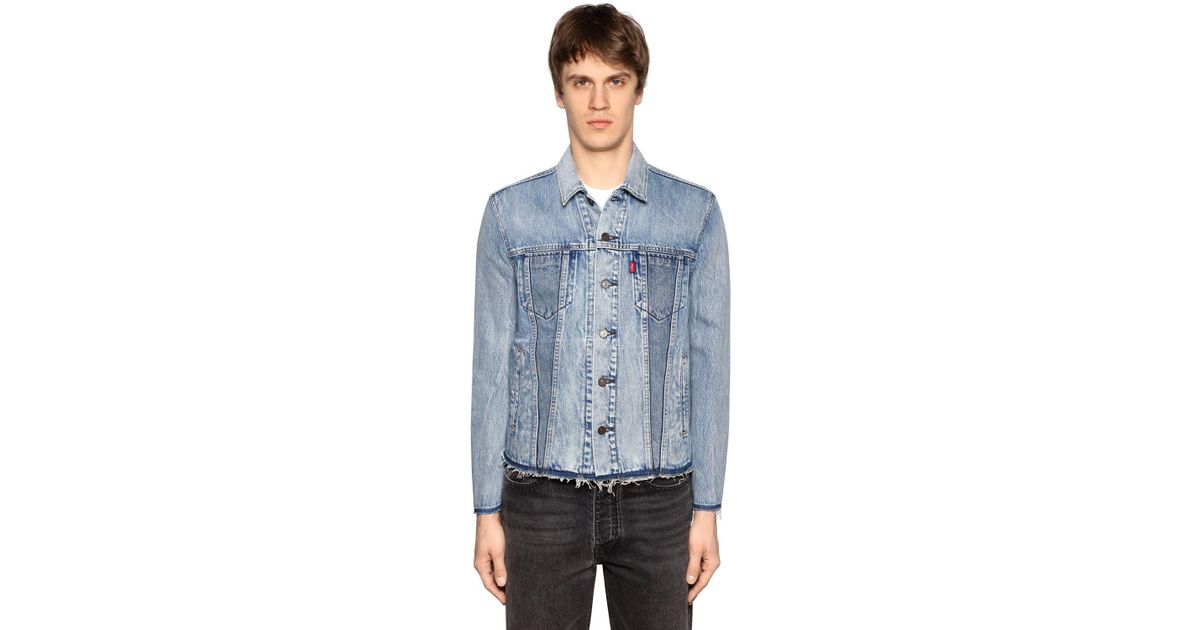levi's altered trucker