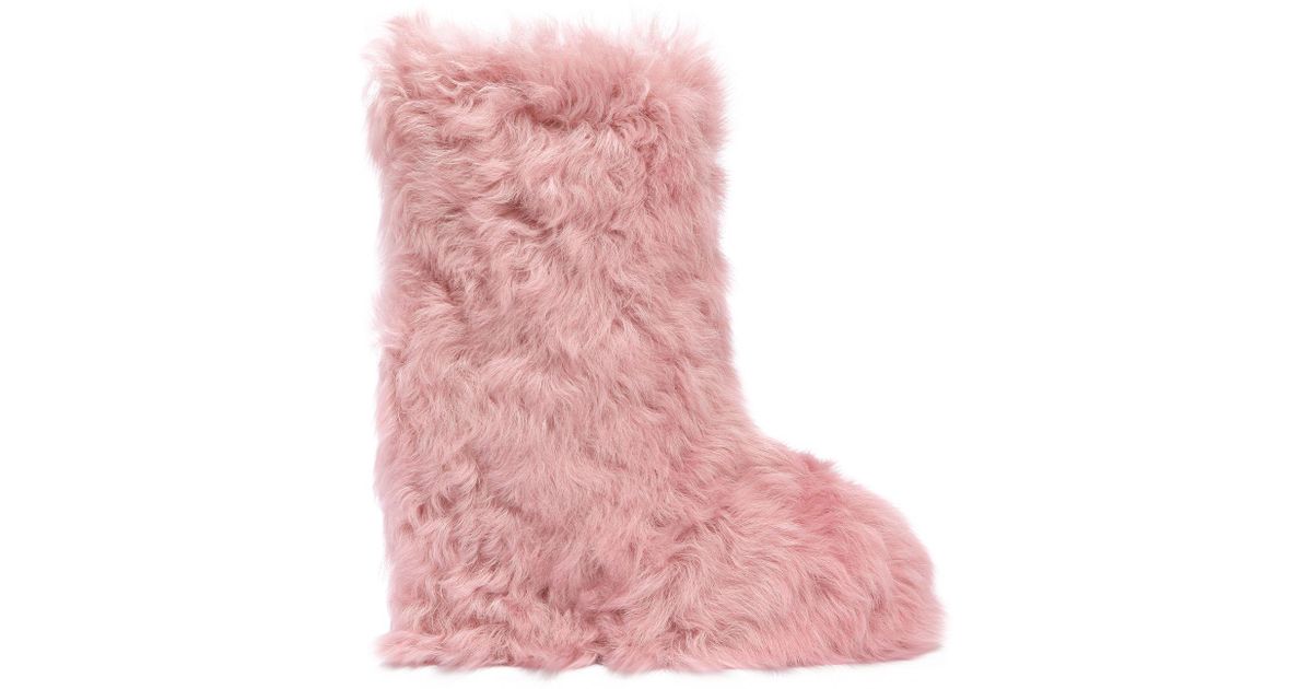 moncler pink boots