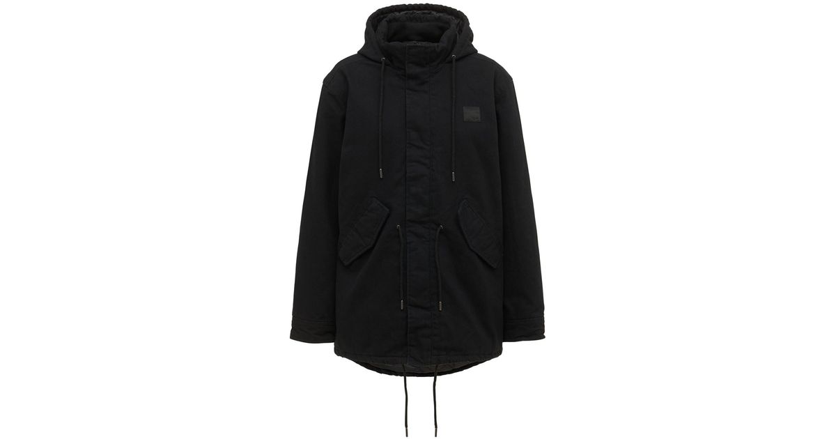 WARDROBE.NYC Carhartt Wip Cotton Canvas Parka in Black - Lyst