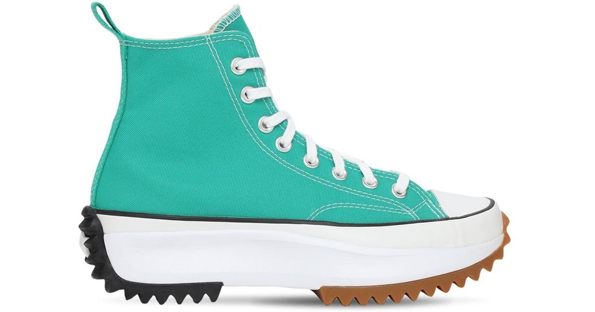 Converse platform cheap green