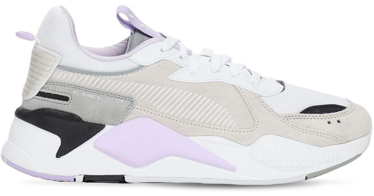 PUMA Rs-x Reinvent Sneakers in White/Lilac (White) - Lyst