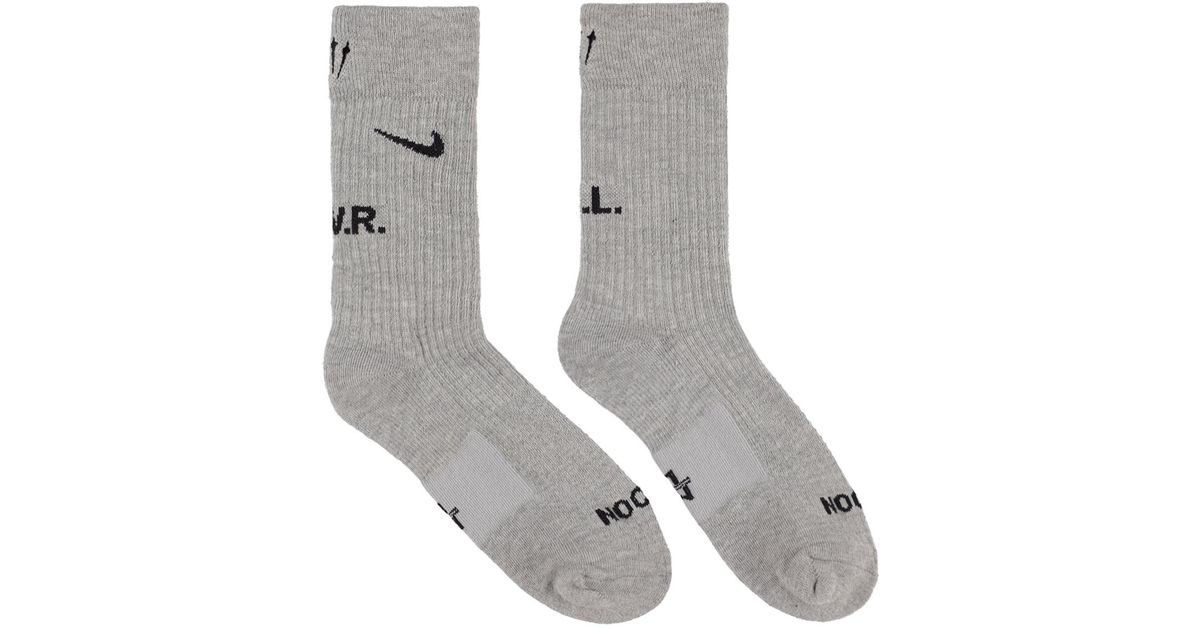 Nike Pack Of 3 Nocta Crew Socks in Grau | Lyst DE