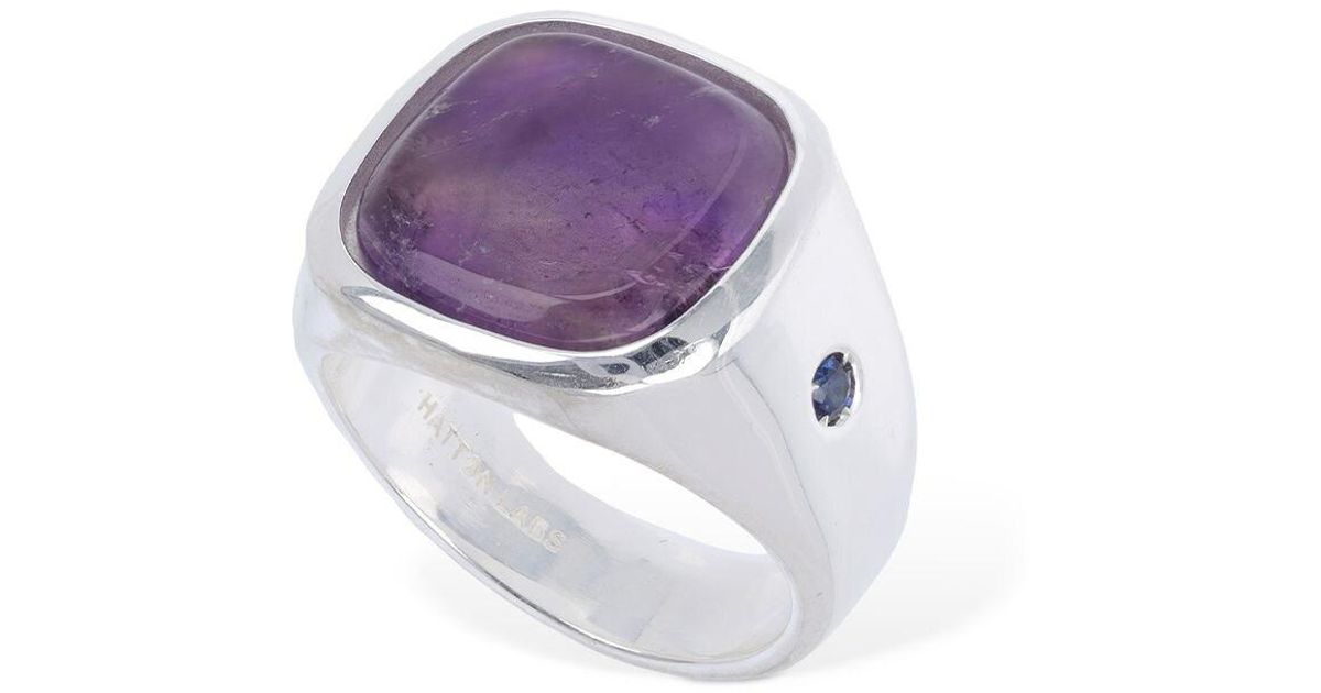 Hatton Labs Amethyst Ring for Men Lyst Canada