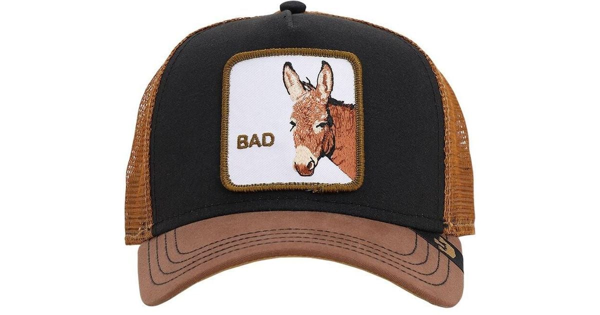 Goorin Bros Bad Ass Cotton Blend Baseball Hat in Black for Men