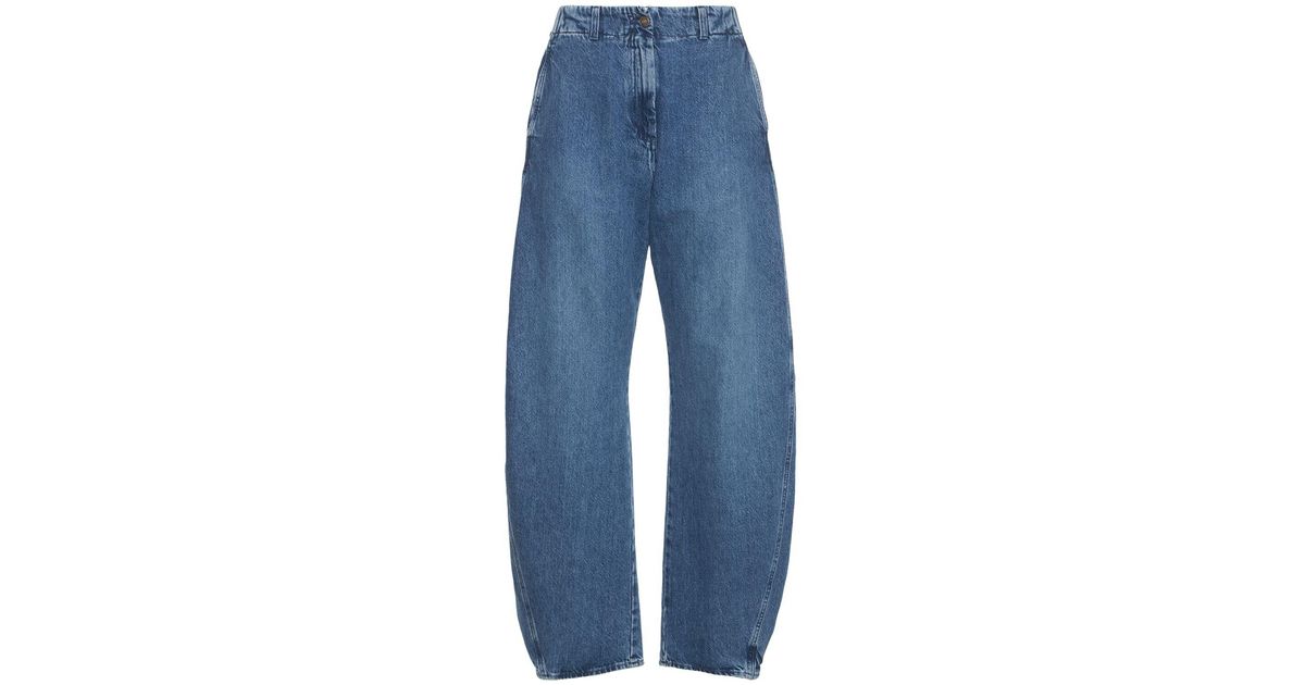 Made In Tomboy Isabelle Cotton Denim Balloon Jeans in Blue | Lyst