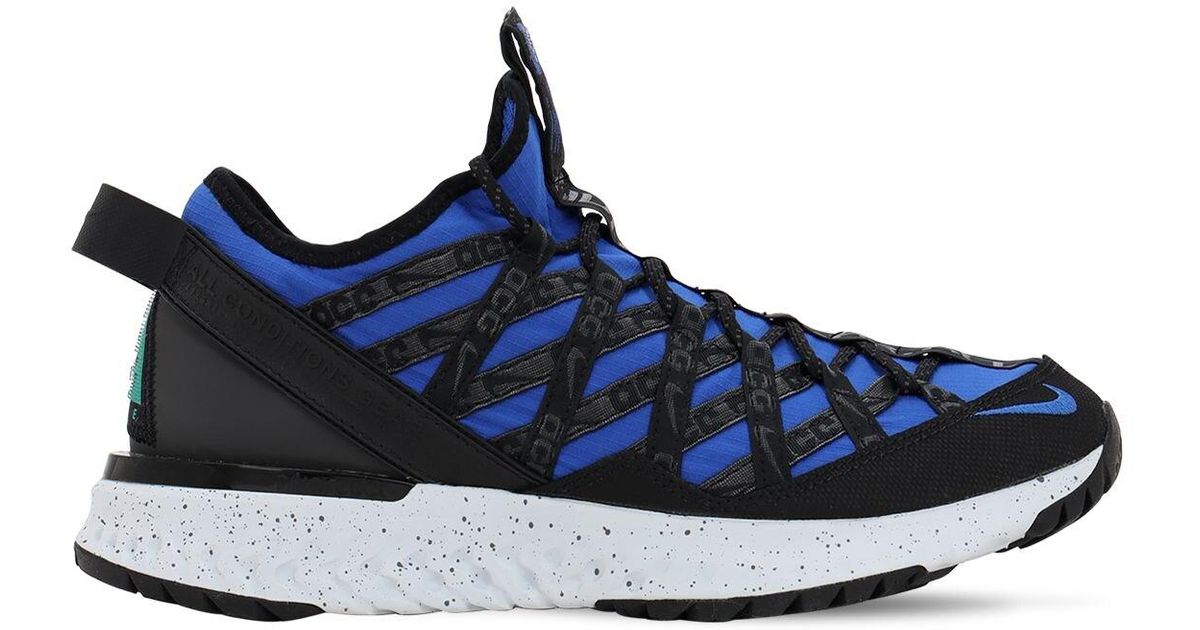 nike reacts blue and black
