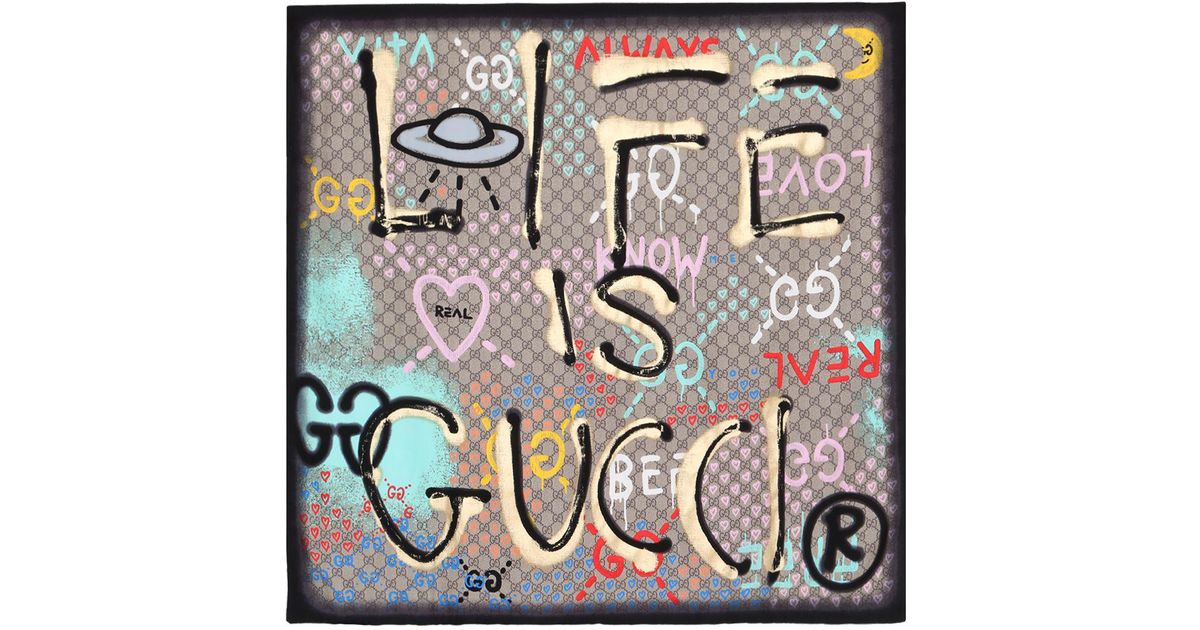 life is gucci print