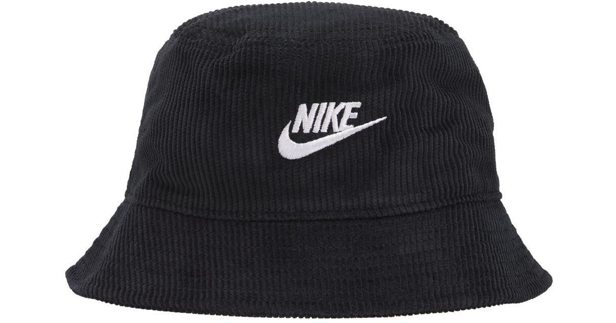 Nike Velvet Bucket Hat in Black | Lyst