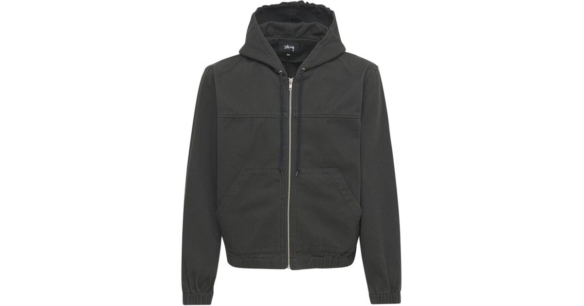 stussy solid work jacket