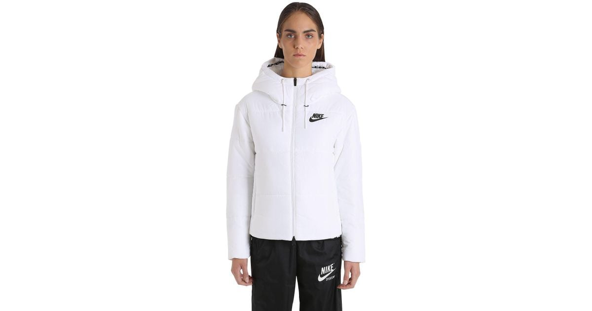 nike puffer white