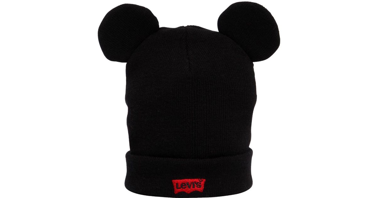 Levi's Mickey Mouse Ears Beanie (noir 