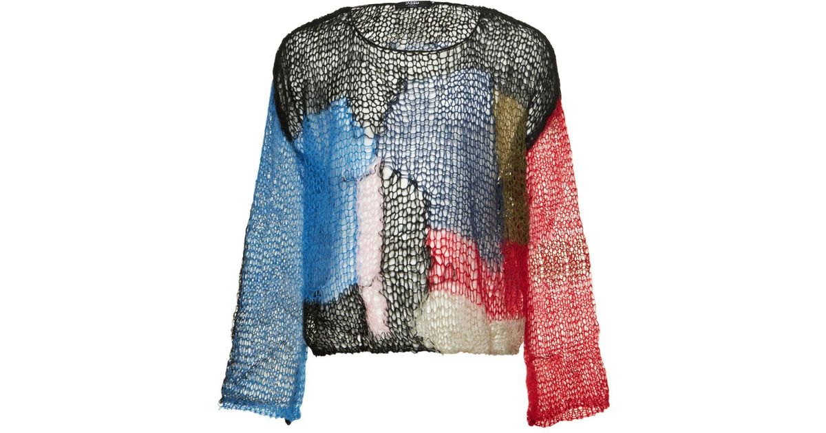 Jaded London Abstract Loose Knit Sweater for Men | Lyst