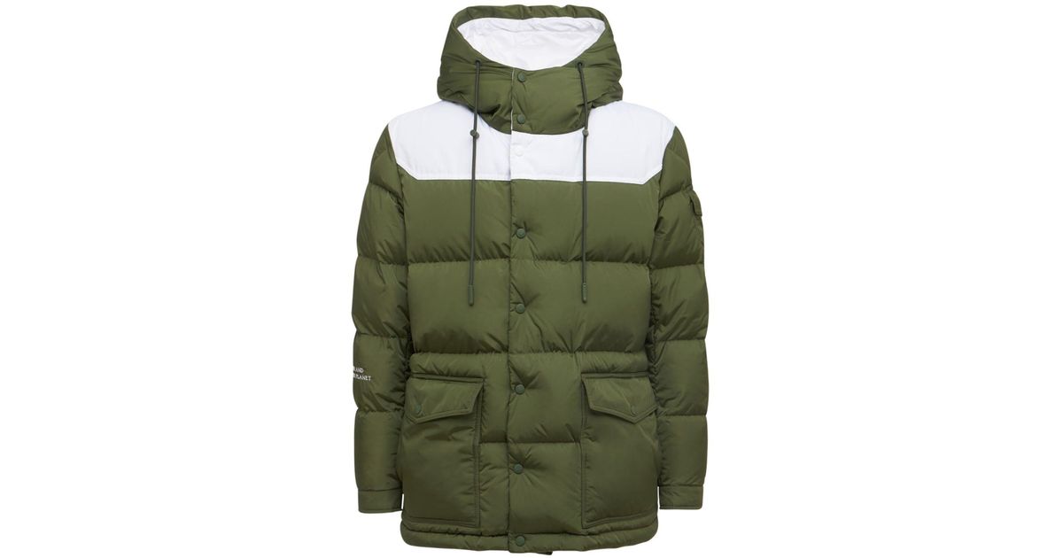 Moncler Born To Protect Junzo Down Jacket in Green for Men | Lyst
