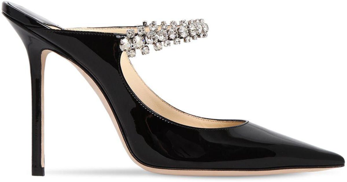jimmy choo bing embellished mule