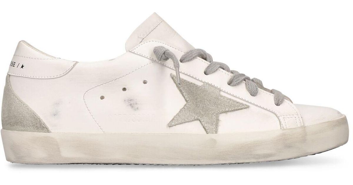 Golden Goose 20mm Super-star Bio Based Sneakers in Natural | Lyst