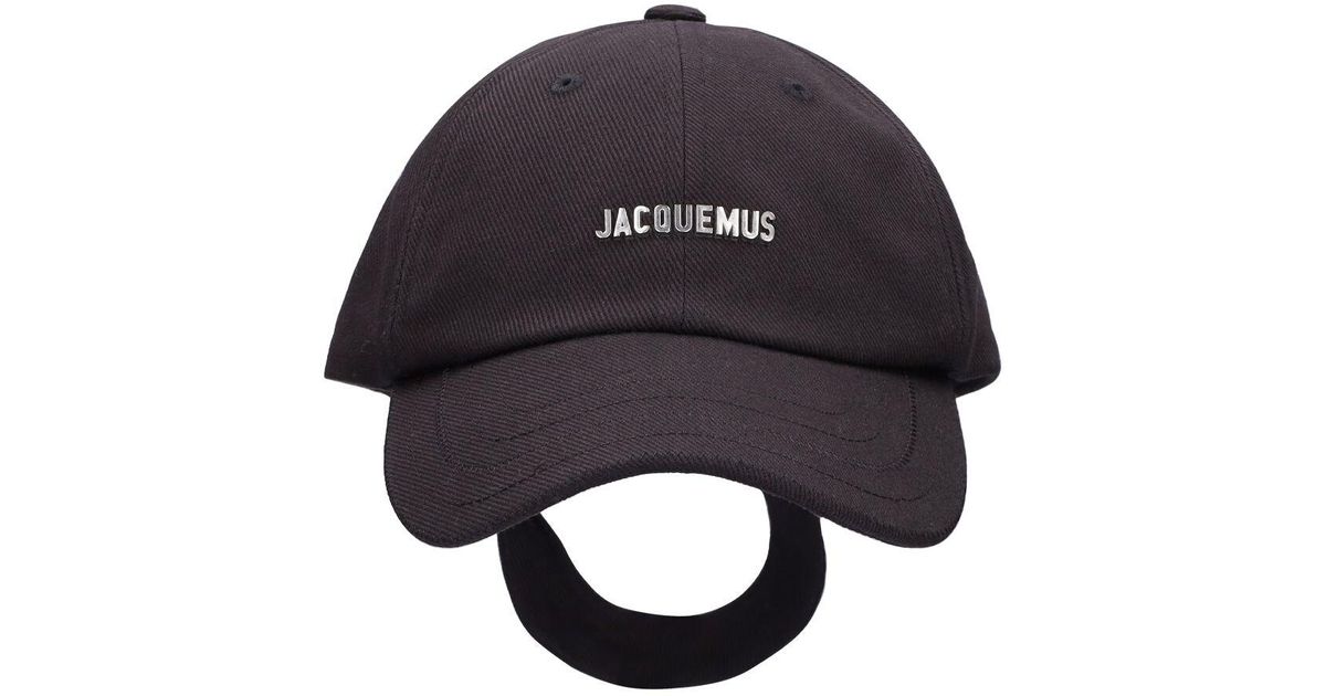 Jacquemus La Casquette Rond Cotton Baseball Cap in Blue | Lyst
