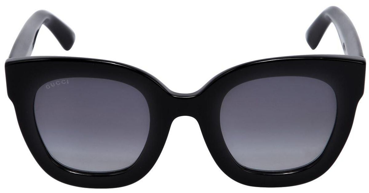 Occhiali Da Sole In Acetato Con Stelle di Gucci in Nero | Lyst