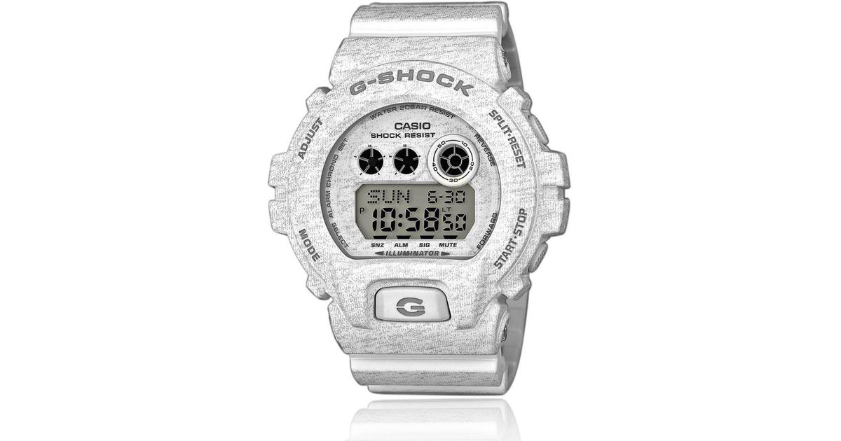 G-Shock Camouflage Digital Watch in White Camo (White) for Men | Lyst