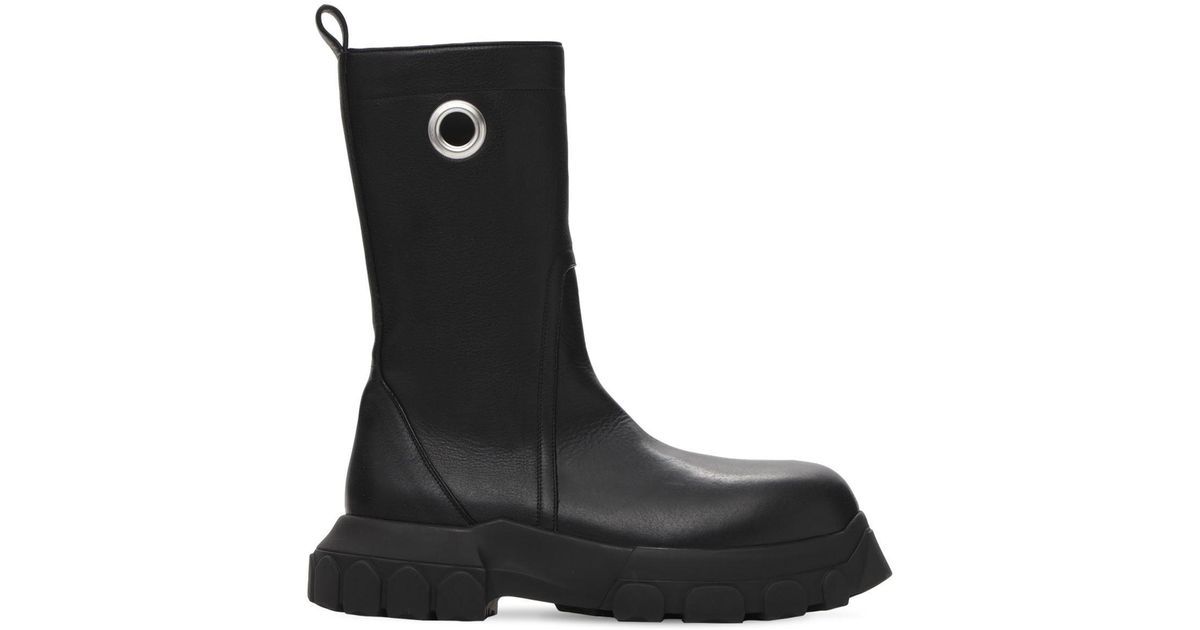 靴 Rick Owens Creeper Bozo Tractor Boot 42 Rick Owens Creeper Bozo Tractor Leather Boots in Black for