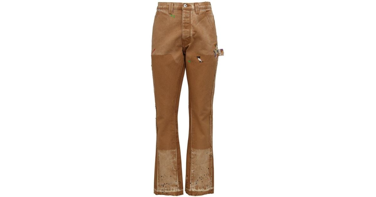 GALLERY DEPT. La Flare Tan Carpenter Jeans in Brown for Men