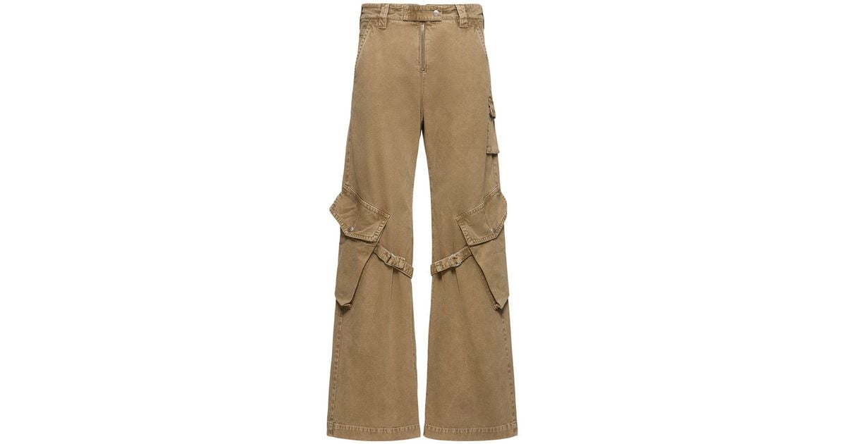 【Acne Studios】Potinal casual cargo jeans Acne Studios Potinal Casual Cargo Jeans in Natural | Lyst